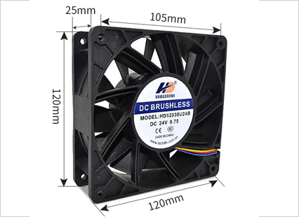 DC12038散熱風(fēng)扇 12CM/厘米 直流風(fēng)機(jī) 24V 機(jī)柜工業(yè)風(fēng)扇