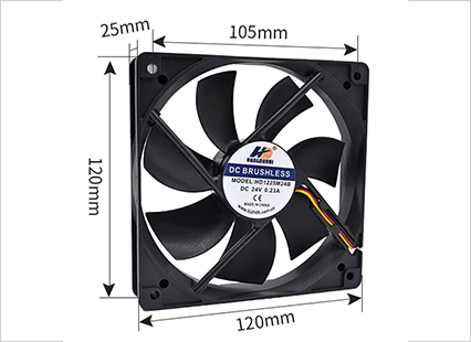變頻器風(fēng)扇 HD1225M24B 12025 24V 0.23A原裝正品機(jī)箱散熱風(fēng)扇12CM風(fēng)扇